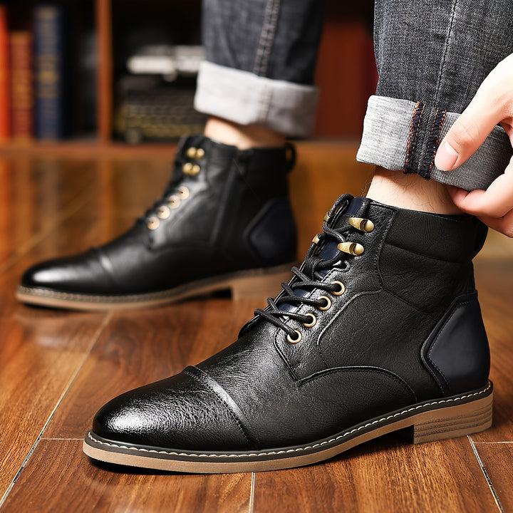 FRANKLIN BARRETT OXFORD LEATHER BOOTS