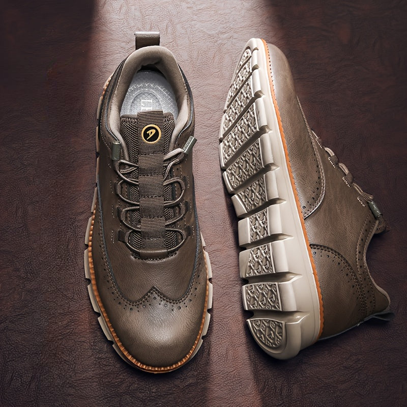 PHILIPP MÜLLER ERGONOMIC LEATHER SNEAKERS