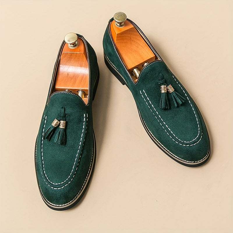 PHILIPPE KLEIN SUEDE LOAFERS