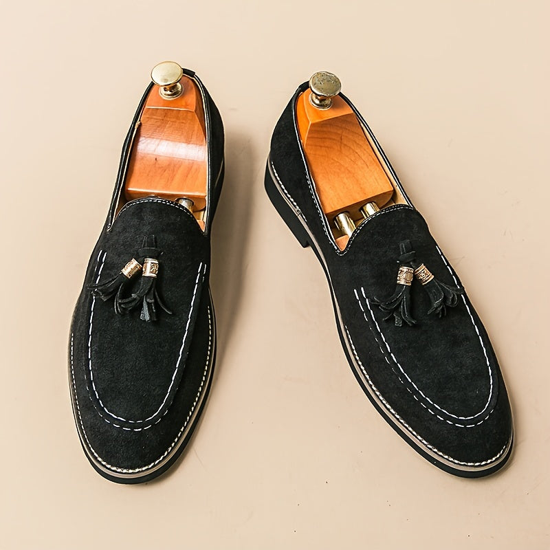 PHILIPPE KLEIN SUEDE LOAFERS