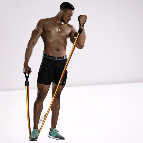 Professional Latex Resistance Bands with 5 different resistance levels