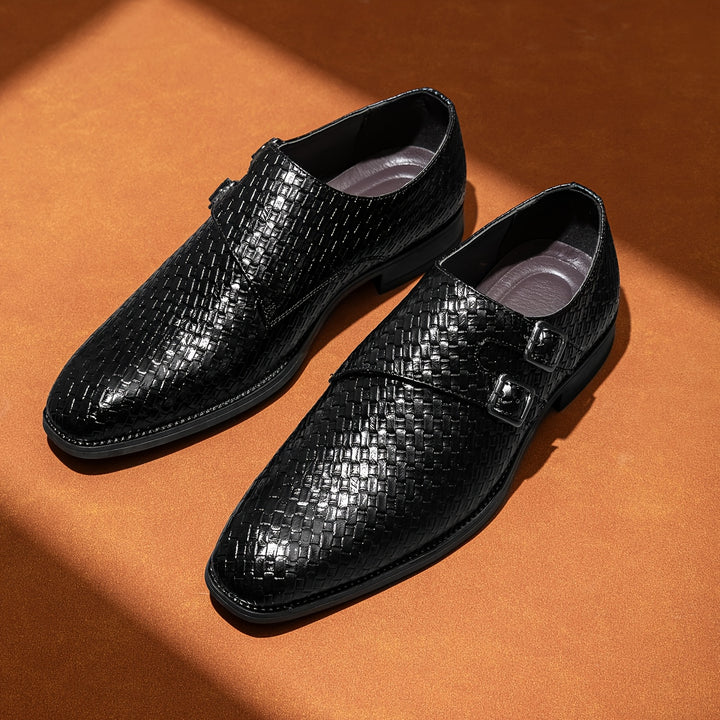 NATHANIEL PIERCE DOUBLE MONK STRAP LOAFERS