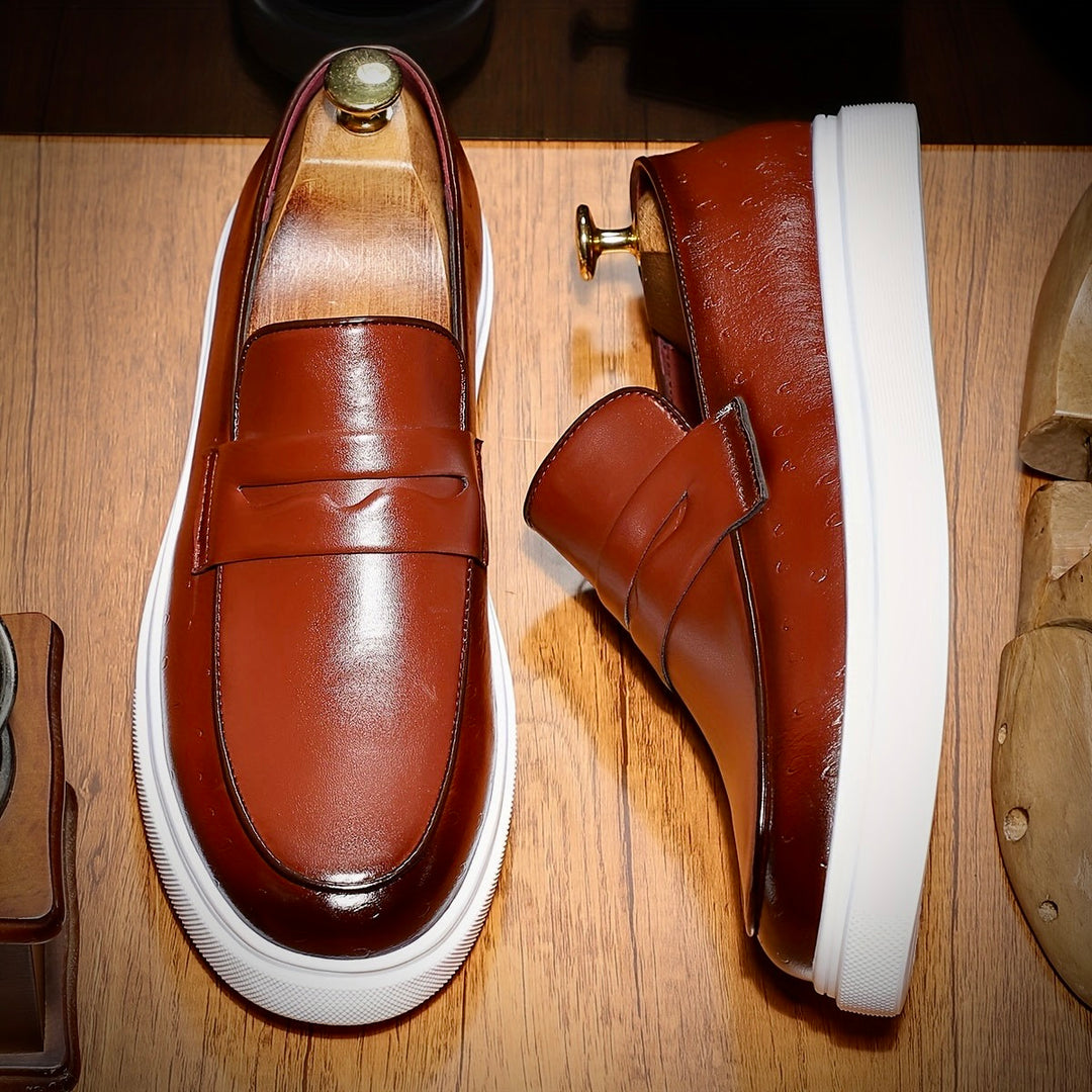 HENRI MÜLLER LEATHER LOAFERS