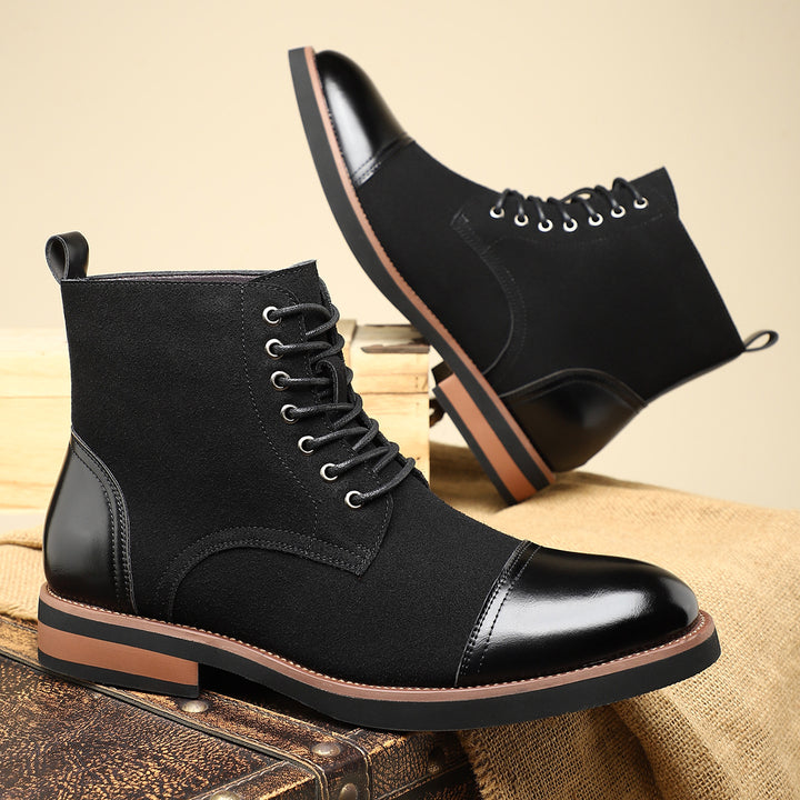 OLIVER ASHFORD OXFORD LEATHER BOOTS