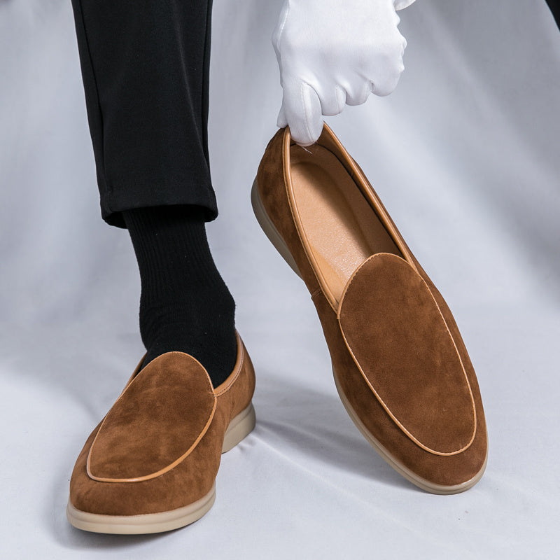 EDGAR REED SUEDE LOAFERS