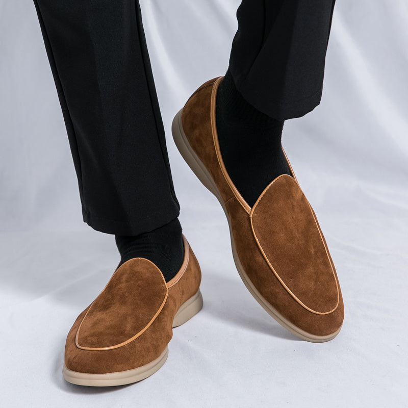 EDGAR REED SUEDE LOAFERS