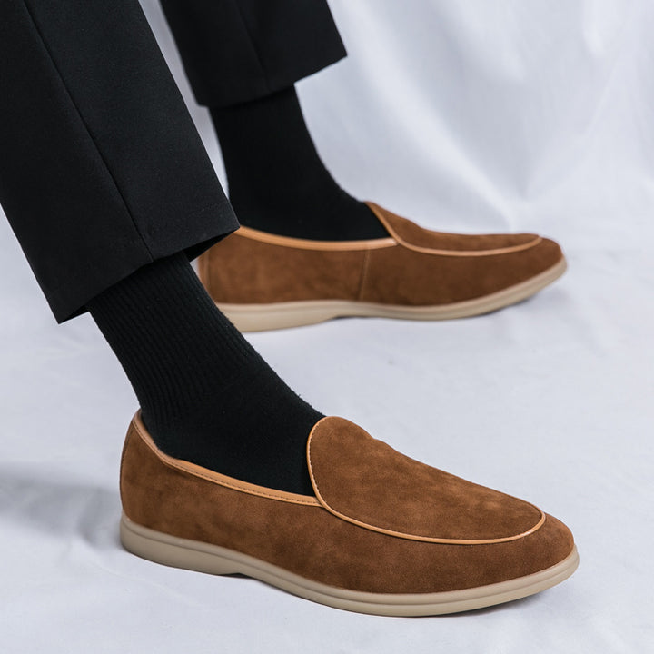 EDGAR REED SUEDE LOAFERS