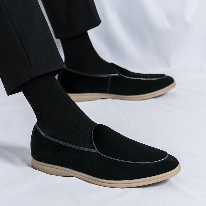 EDGAR REED SUEDE LOAFERS