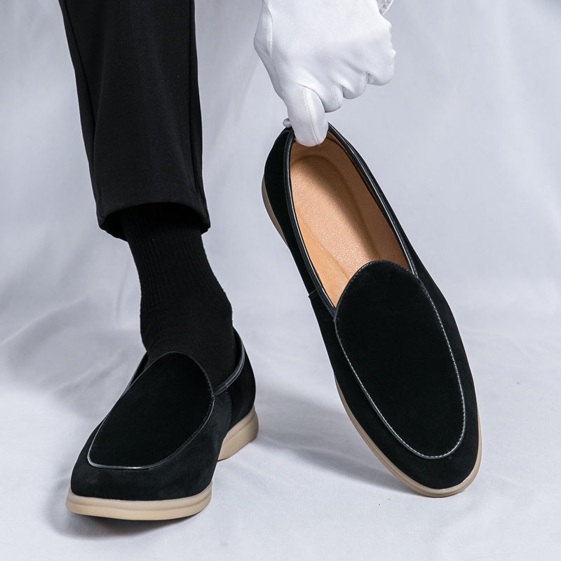 EDGAR REED SUEDE LOAFERS