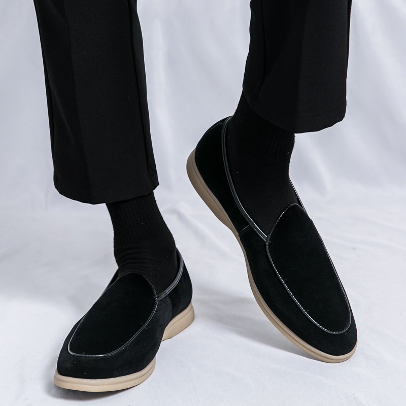 EDGAR REED SUEDE LOAFERS