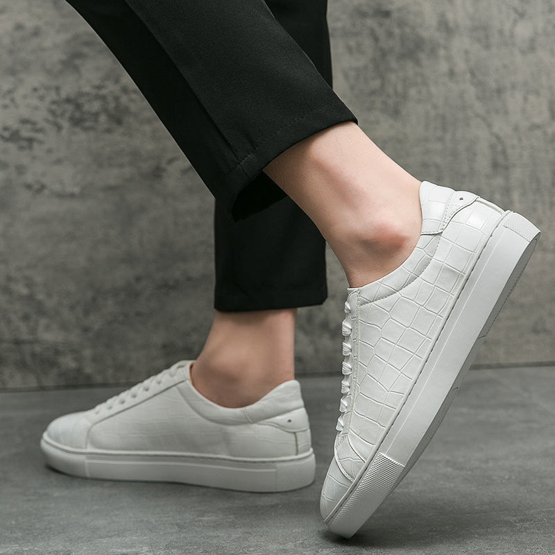 JULIAN SINCLAIR LEATHER SNEAKERS