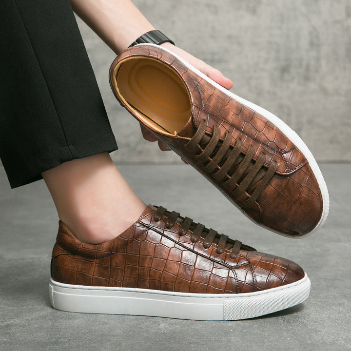 JULIAN SINCLAIR LEATHER SNEAKERS