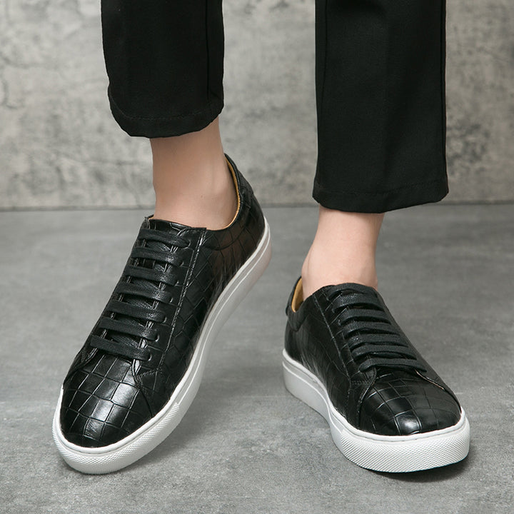 JULIAN SINCLAIR LEATHER SNEAKERS