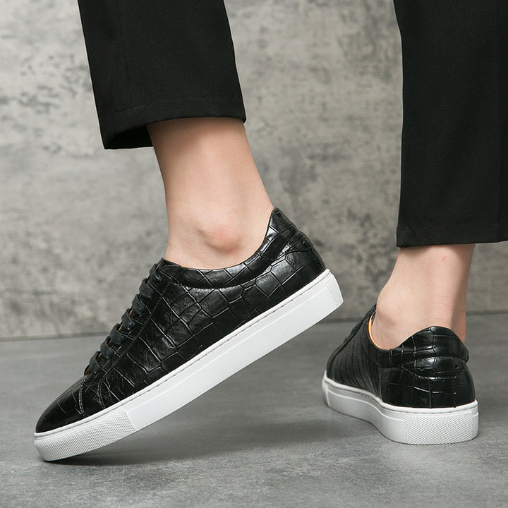 JULIAN SINCLAIR LEATHER SNEAKERS