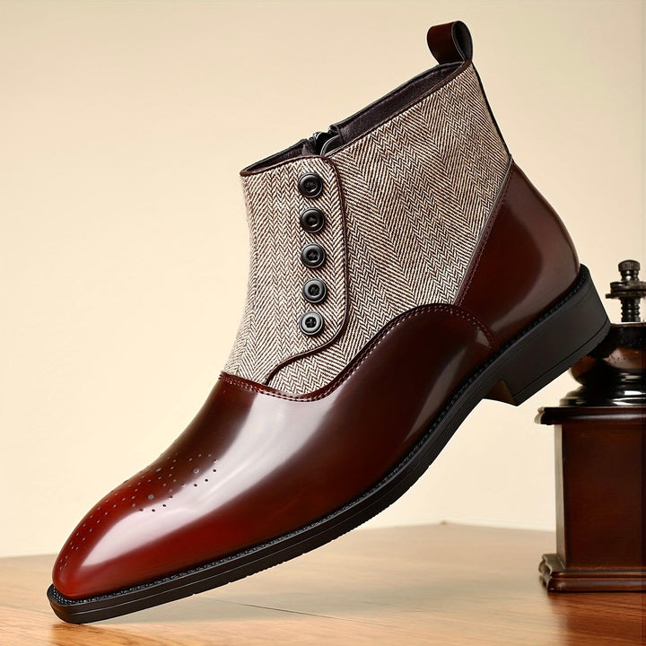 GERALD WENTWORTH CHELSEA LEATHER BOOTS