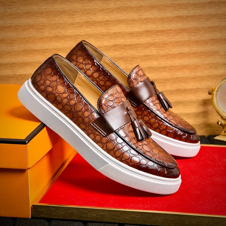 ARTHUR SINCLAIR LEATHER LOAFERS