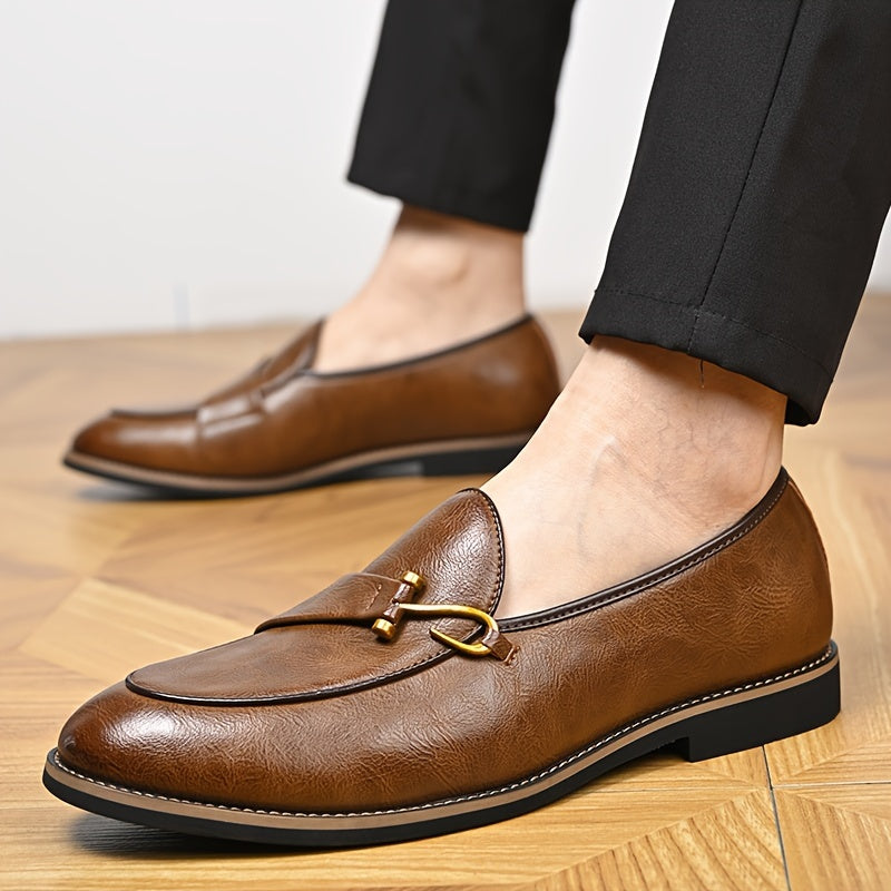 CHARLES GAUTHIER LEATHER LOAFERS