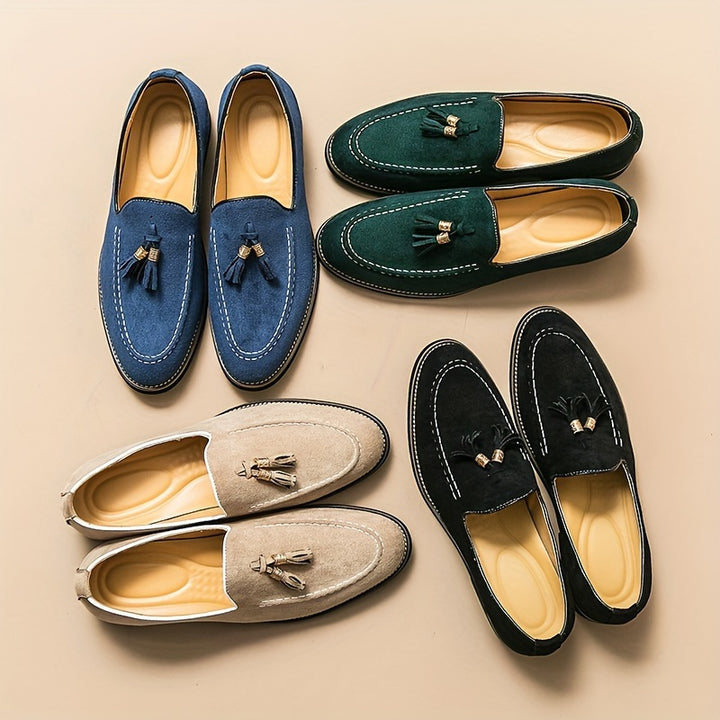 PHILIPPE KLEIN SUEDE LOAFERS