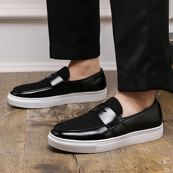 THEO LAURENT LEATHER LOAFERS