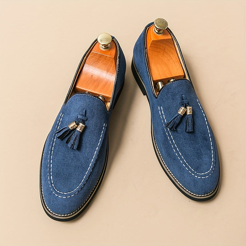 PHILIPPE KLEIN SUEDE LOAFERS