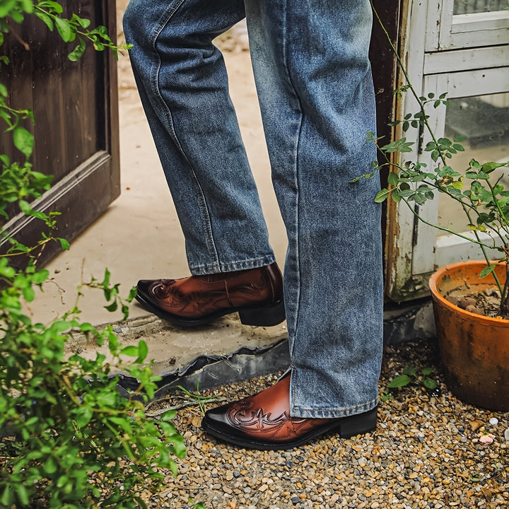 THEODORE BENNETT WESTERN LEATHER BOOTS