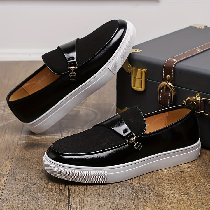 HENRY BLACKWOOD LEATHER LOAFERS