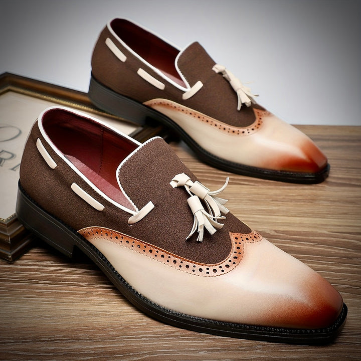 NICOLAS SCHMIDT LEATHER LOAFERS