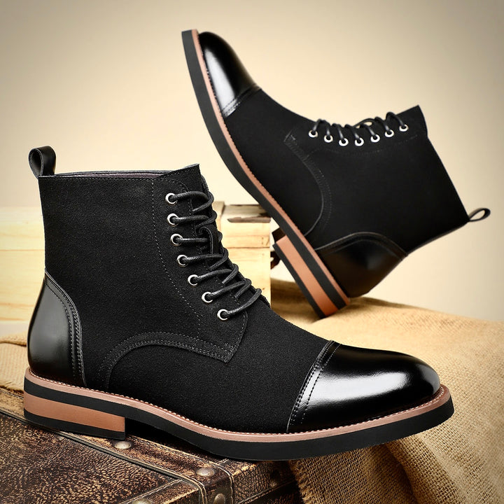 OLIVER ASHFORD OXFORD LEATHER BOOTS