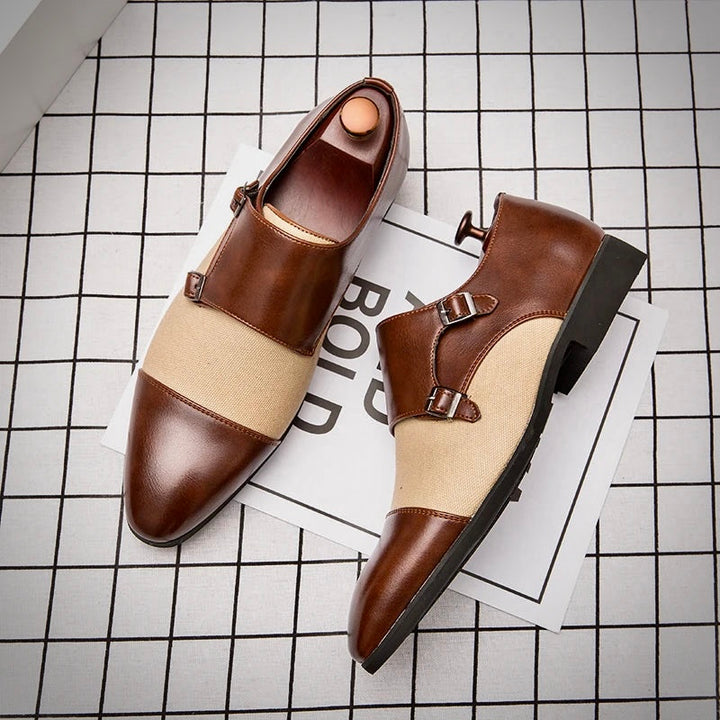 MARCO LEONE LEATHER DRESS SHOES