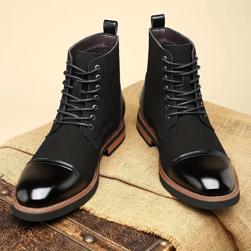 OLIVER ASHFORD OXFORD LEATHER BOOTS