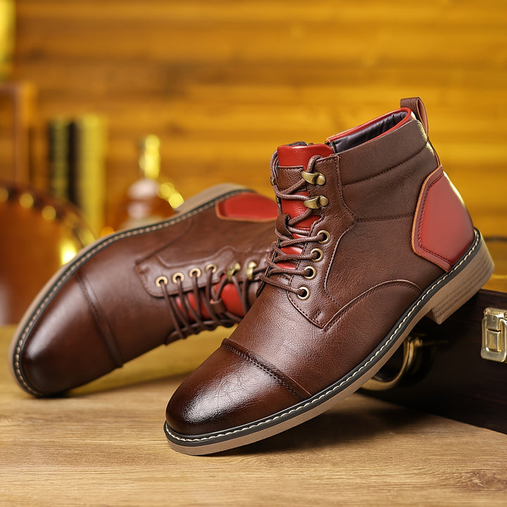 FRANKLIN BARRETT OXFORD LEATHER BOOTS