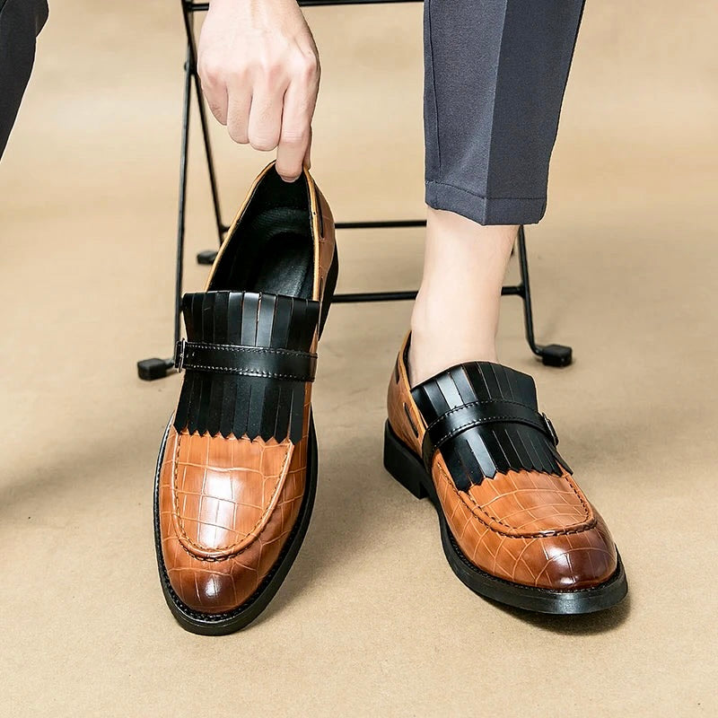 ÉMILIE BOUCHARD LEATHER LOAFERS