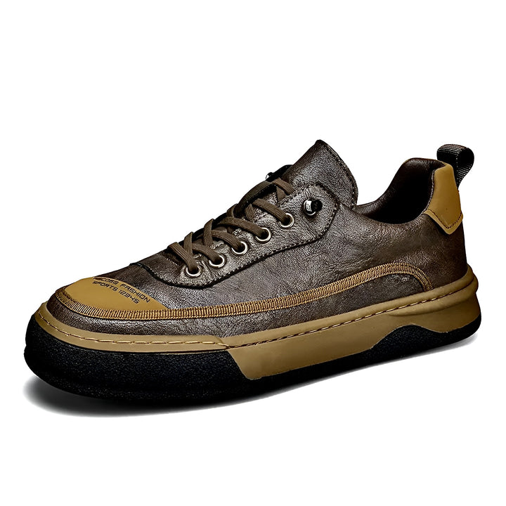 VERIDIAN BRITISH LEATHER SNEAKERS