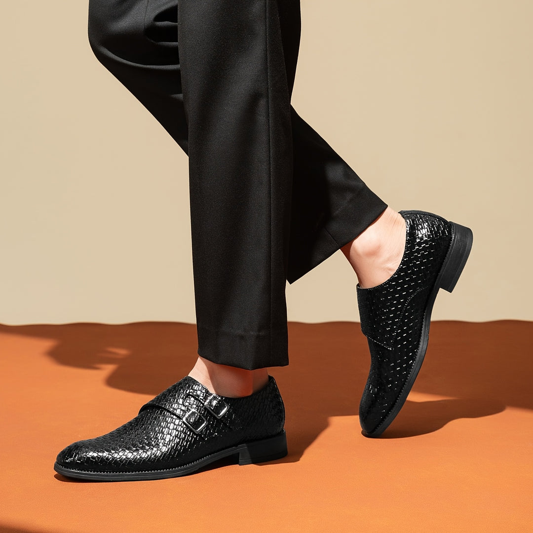 NATHANIEL PIERCE DOUBLE MONK STRAP LOAFERS