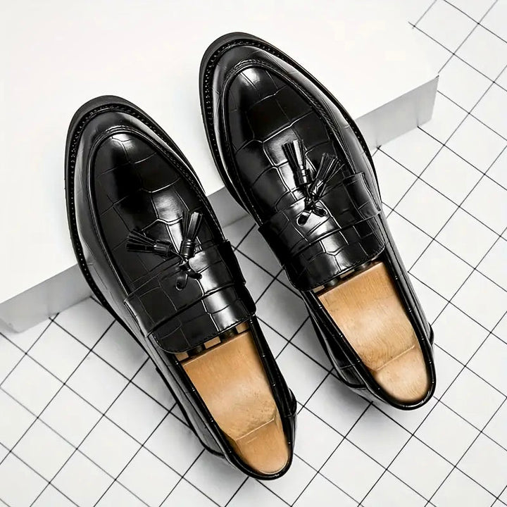 LOUIS BEAUMONT LEATHER DRESS SHOES