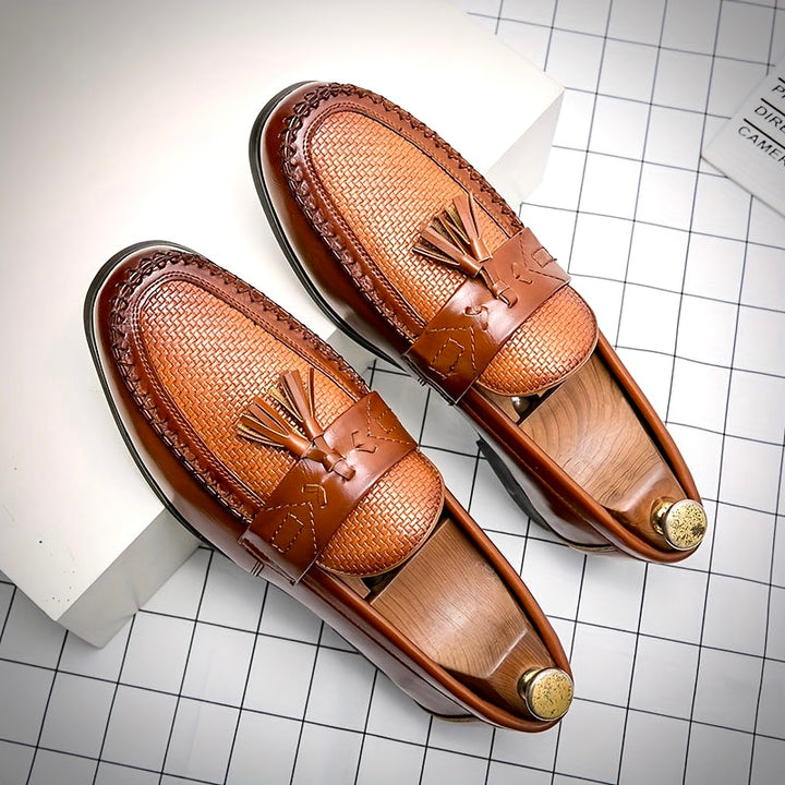 HERVÉ KÜHN LEATHER LOAFERS