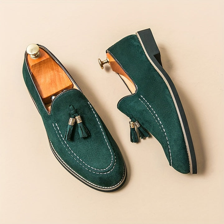 PHILIPPE KLEIN SUEDE LOAFERS