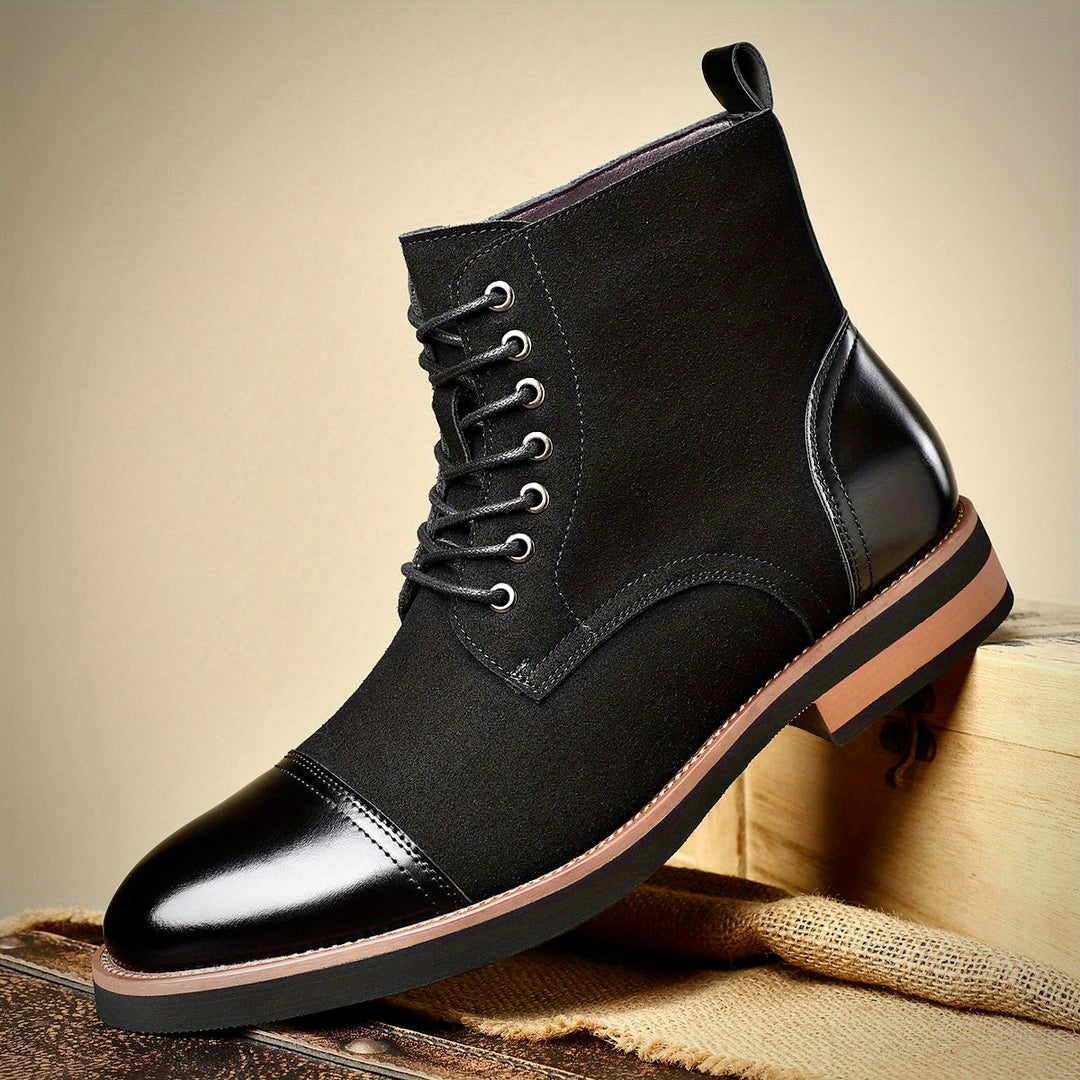 OLIVER ASHFORD OXFORD LEATHER BOOTS