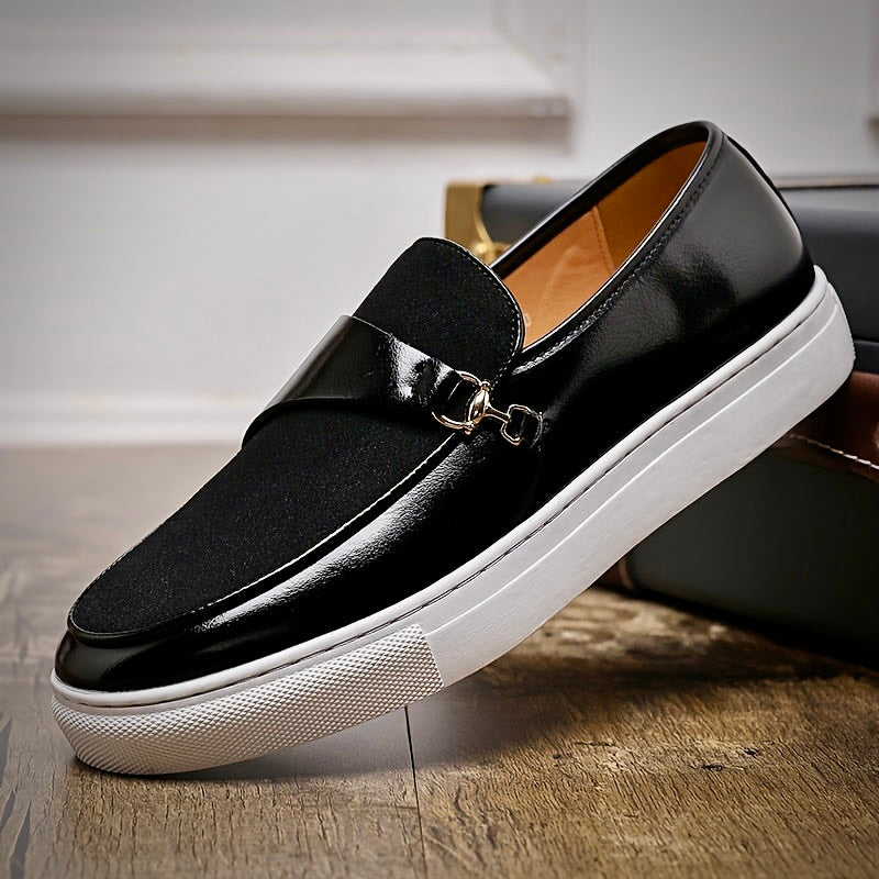 HENRY BLACKWOOD LEATHER LOAFERS