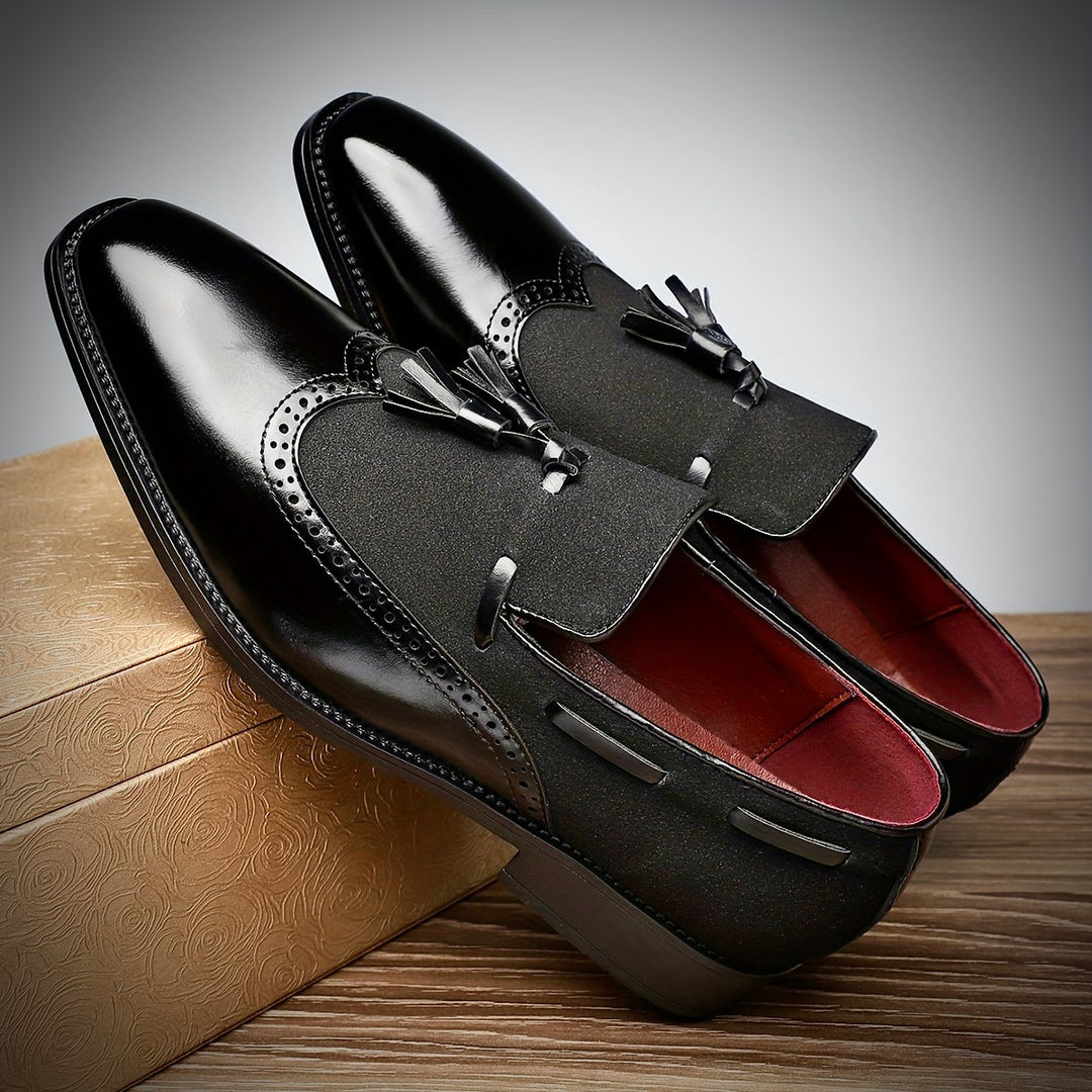 NICOLAS SCHMIDT LEATHER LOAFERS