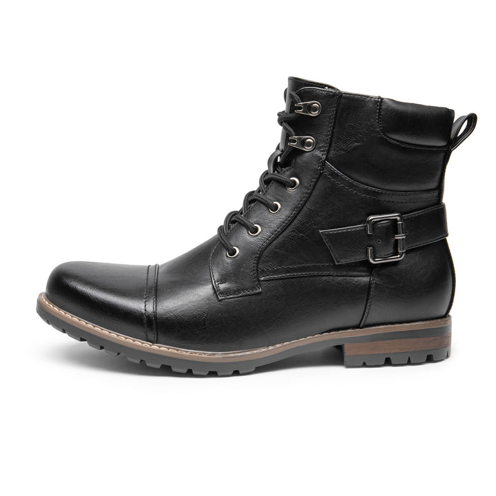 ELIJAH PRESCOTT OXFORD LEATHER BOOTS