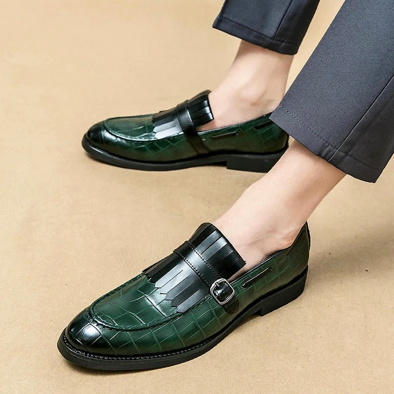 ÉMILIE BOUCHARD LEATHER LOAFERS