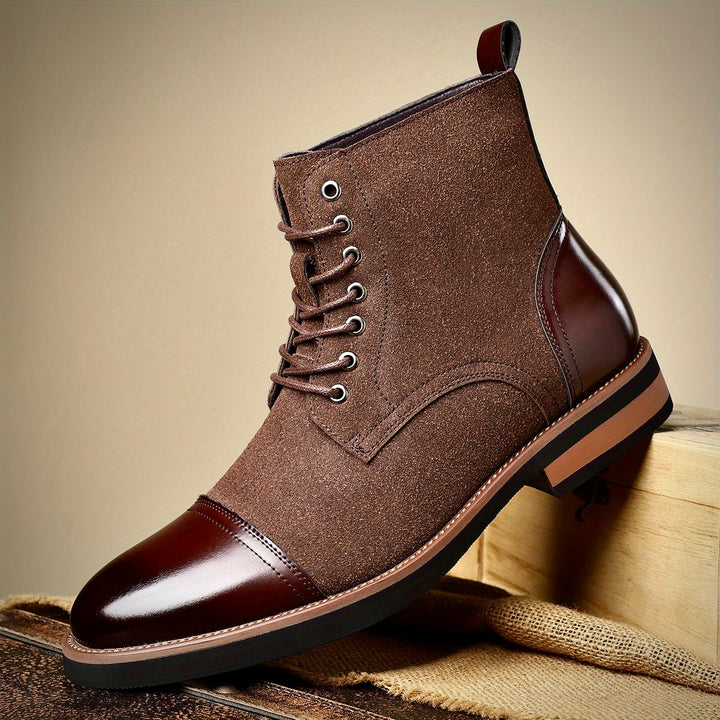 OLIVER ASHFORD OXFORD LEATHER BOOTS