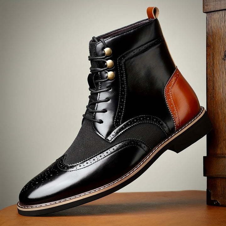 RUPERT LANGLEY OXFORD LEATHER BOOTS