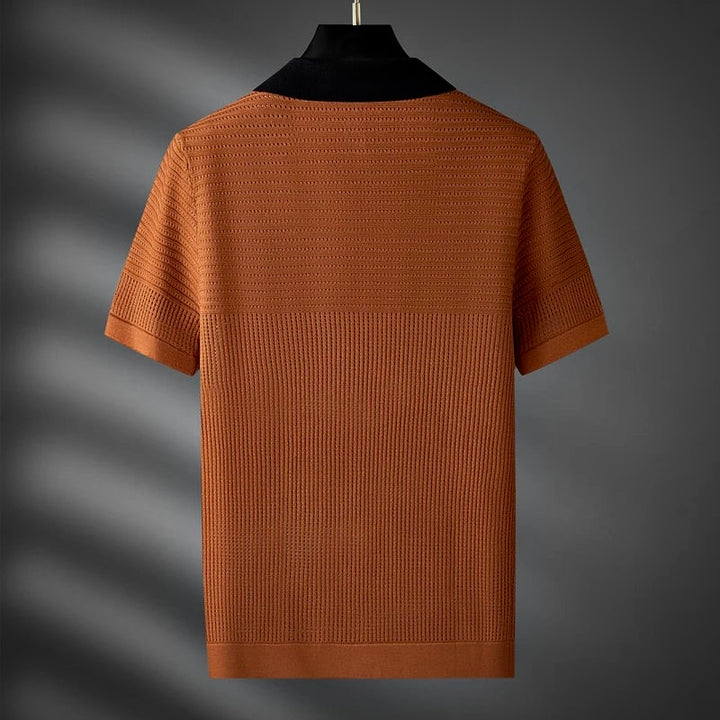 GIORGIO PARISI KNITTED POLO SHIRT