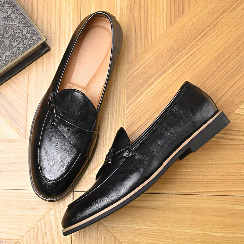 CHARLES GAUTHIER LEATHER LOAFERS