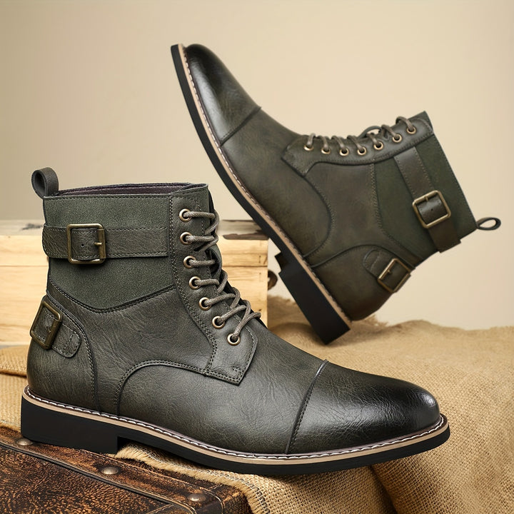 SAMUEL WHITAKER OXFORD LEATHER BOOTS