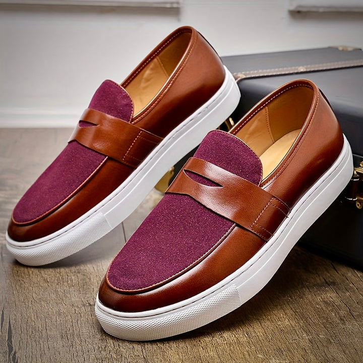 THEO LAURENT LEATHER LOAFERS