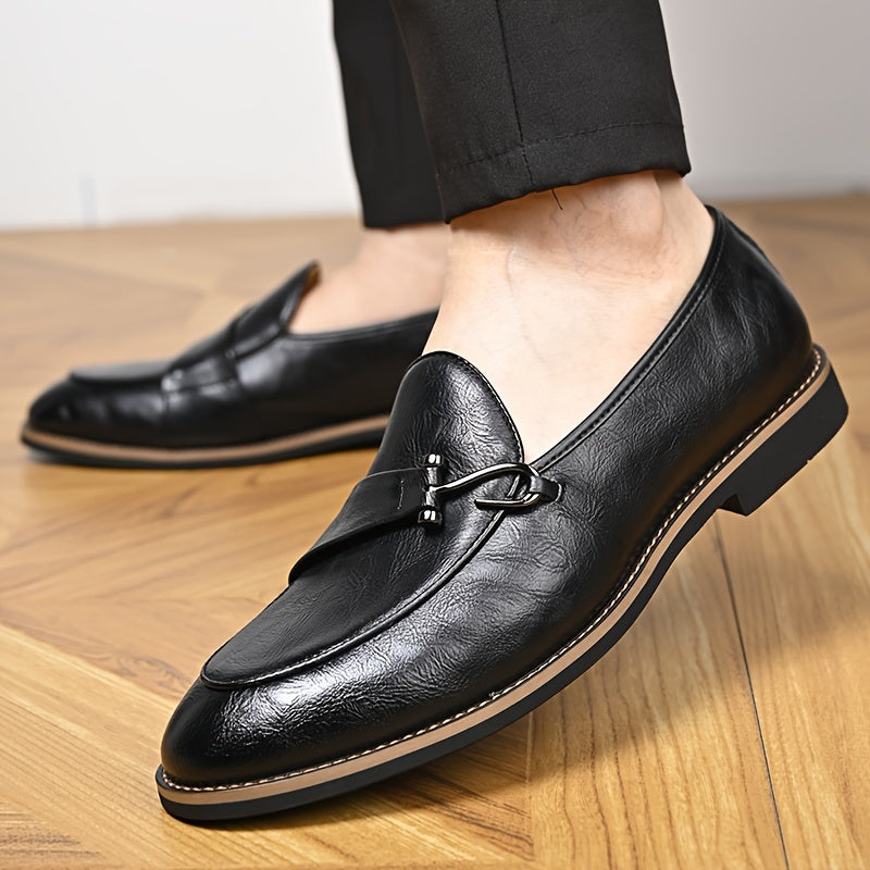 CHARLES GAUTHIER LEATHER LOAFERS