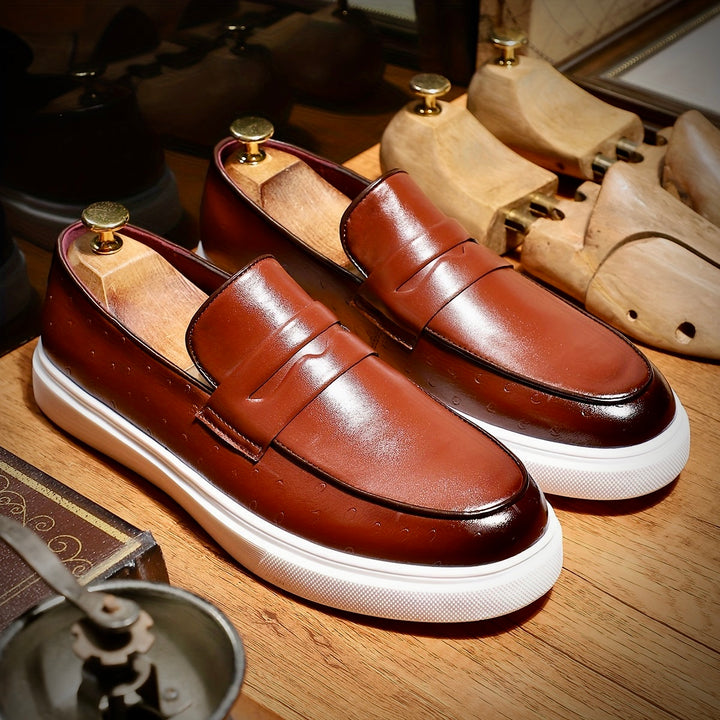 HENRI MÜLLER LEATHER LOAFERS